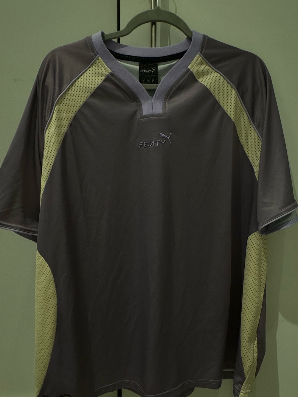 FENTY x PUMA purple and cream jersey
